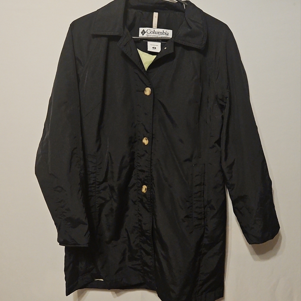 Columbia Sportswear Women's Button Down rain jacket Medium Black - Picture 11 of 11